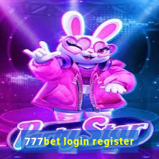 777bet login register