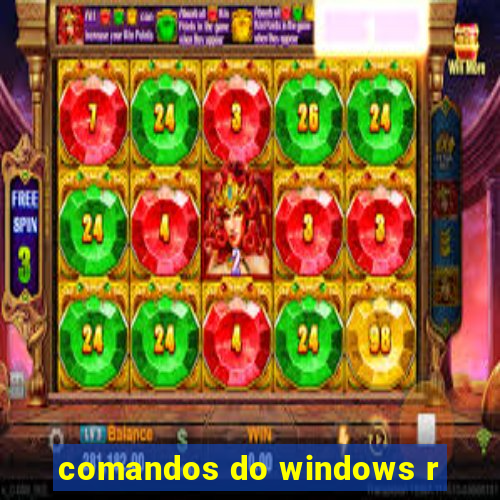 comandos do windows r