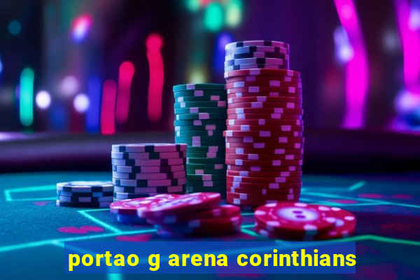 portao g arena corinthians