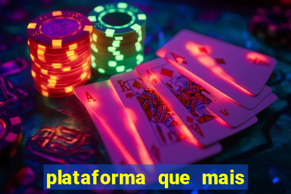 plataforma que mais paga no fortune tiger